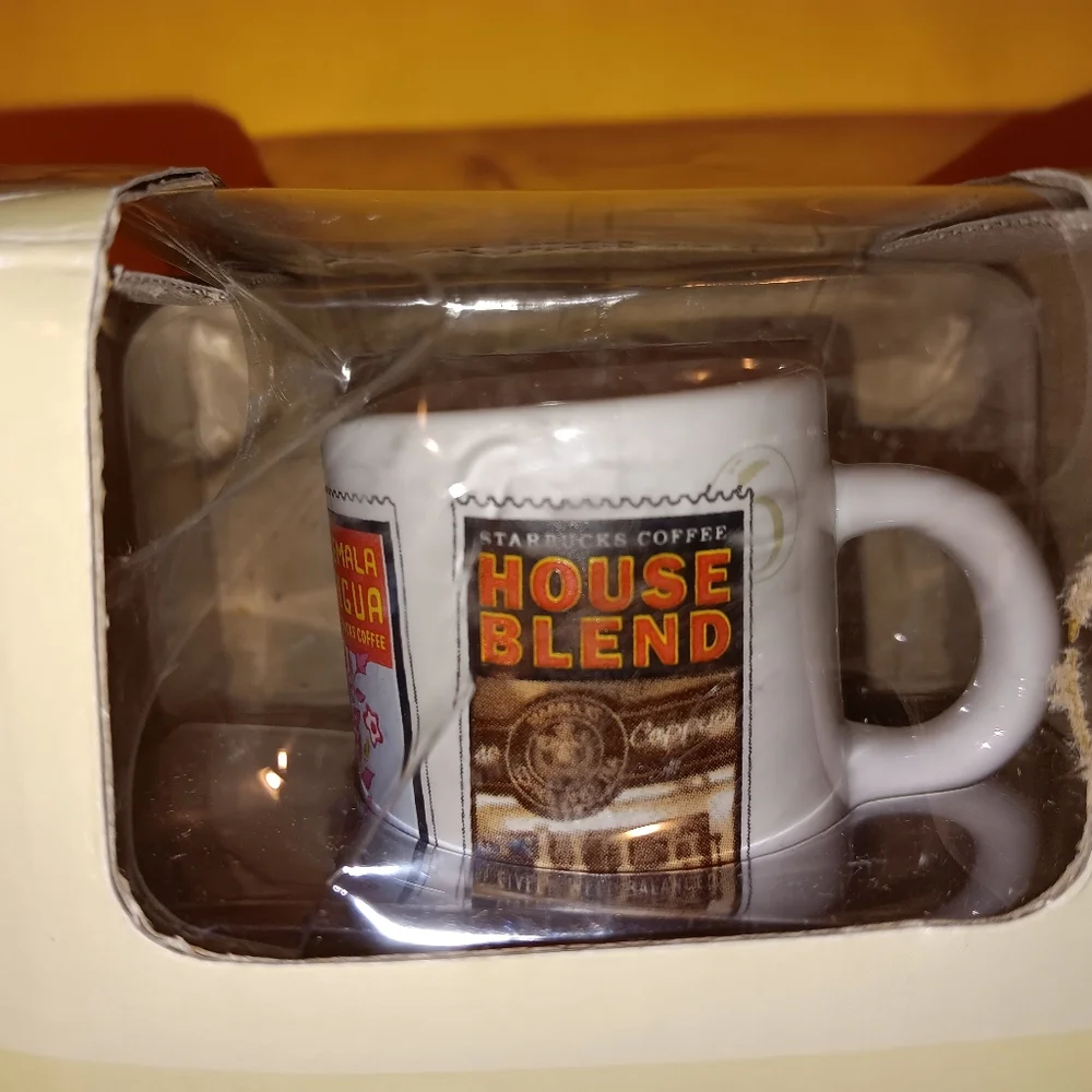 2004 Starbucks House Blend Coffee Collectible Miniatures Series 2 New In Box